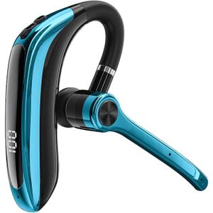Trucker Bluetooth Headset Wireless Bluetooth Earpiece with Microphone ENC Long Battery Life Waterproof Earpiece Hands Free Headset Cell Phone Ear Pieces for Office Business Driving Work HD Phone Calls