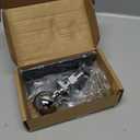 Lawn Mower Trailer Hitch Kit with Chrome Trailer Hitch Ball, 3/4x2 Inch Hitch Ball Garden Tractor Pro Hi Hitch Fit for Many Models of Trailers, Golf Carts, Tractors