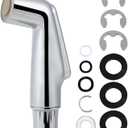 Hygie Rinse Kitchen Sink Side Sprayer Head Replacement Universal Sink Sprayer Attachment Compatible with Delta, Moen, Kohler OEM Brand, Kitchen Sink Faucet Sprayer Head, Chrome Finish