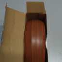 Floor Cord Cover 4FT, Walnut Wood Cord Hider Floor, Soft PVC Cord Protector Floor, Hide Extension Floor Wire Covers for Cords, Organizer Wires Floor Cable Cover, Cable Cavity: 0.47" (W) x 0.24" (H)