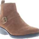 Propet Womens Memphis Round Toe Zippered Casual Boots Ankle Low Heel 1-2" - Brown (9.5 X-Wide)