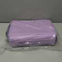 Vomgomfom Colored Pencil Holder - 200 Slot Deluxe PU Leather Pencil Case with Zipper Closure, Large Capacity for Watercolor Pens or Markers, Artist Organizer (Purple)