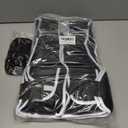 Adjustable Weighted Vest Woman Men 17-24lb Weight Vest with 5 Ironsand Weights, Women Weighted Vests with Zipper for Walking Running Strength Training Workout, Black