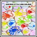 10 Pcs Large Sticky Hands Bulk Party Favors for Kids, Jumbo Stretchy Sticky Hand Toys for Classroom Prizes, Students Favors, Giant Sticky Sensory Toys for Easter Egg Fillers, Goodie Bag Stuffers