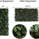 DOEWORKS Expandable Fence Privacy Screen for Balcony Patio Outdoor(Double Sides Leaves), 1PC Faux Ivy Fencing Panel for Backdrop Garden Backyard Home Decorations