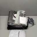 Outdoor Heated Cat House in Winter, Extremely Insulated & Weatherproof, Elevated Feral Cat Shelter with Waterproof Eaves & Escape Door for Outside Stray Barn Cat (Dark Grey, S) (16.5"L x 12.6" W x 17.7"H)