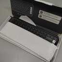 Logitech POP ICON Keys Wireless Bluetooth Keyboard, Comfortable Typing, Programmable Keys, Easy-Switch Between up to 3 Devices, for Laptop, Tablet, PC  Graphite and White