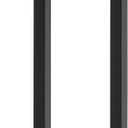 16'' Square Sliding Barn Door Handles and Pulls Pack of 2, Black Vintage Gate Pull Hanlde, Iron Handle for Gates, Garage, Sheds, Outdoor Fence, Interior Closet Handles