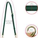 Allzedream Leather Purse Strap Replacement Crossbody Handbag Long Adjustable (Green)