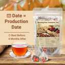 Ginseng Five Treasures Tea  Natural Herbal Detox Tea Bags, Traditional Chinese Blend for Gentle Daily Balance & Kidney Wellness, for Men & Women