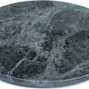 Creative Home Natural Marble Cheese Board 8 Inch Round Stone Serving Tray Handcrafted from Natural Marble Polished Trivet Heat-Resistant Hot Plate Decorative Display Board