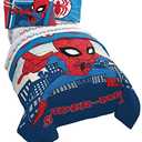 Jay Franco Marvel Super Hero Adventures Go Spidey 4 Piece Twin Bed Set - Includes Reversible Comforter & Sheet Set Bedding Features Spiderman - Super Soft Fade Resistant Microfiber