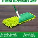 Libman 18" 2-Sided Microfiber Dust Mop, 360° Swivel, 49" Handle