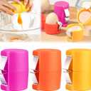 3 Pcs Egg shell opener, Eggshell opener, Egg Clip for Raw Eggs, Egg PeelerNot for Hard-boiled eggs, Home kitchen Gadgets to Quickly Cut Eggshells (Pink-Yellow-Orange)