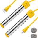 Treela 2 Pcs Immersion Water Heaters Portable Electric Submersible Pool/Hot Tub Heater with 304 SS for Bathtub, Bucket, Basin 5 Gallon Water in Minutes(Yellow,2000W)