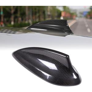 GXARTS Black Real Carbon Fiber Antenna Cap Cover Compatible with BMW F30 F22 F32 F36 F80 F82 M3 M4 2013 2014 2015 2016 2017 2018 Direct Stick On
