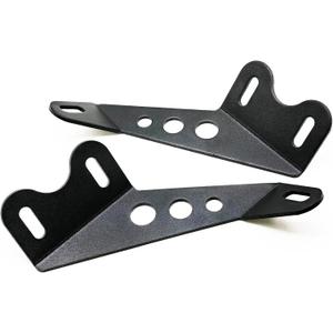 Hood Hinges Mount 20"-22" Light Bar Brackets for Jeep Wrangler JK 2007-2017, for Auxiliary Off-Road Lighting (for Jeep Wrangler JK)