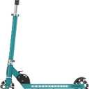 Jetson Jupiter 2.0 2-Wheel Light-Up Kick Scooter, Foldable Scooter for Kids with Light-Up Stem, Deck & Wheels, Adjustable Handlebar, 4-Inch Kinetic Wheels, Age 5+, (Teal)