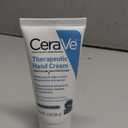 CeraVe Therapeutic Hand Cream for Dry Cracked Hands With Hyaluronic Acid and Niacinamide, Fragrance Free 3 Ounce