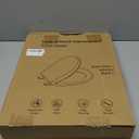 Toilet Seat Round Soft Close16.5'', Toilet Lid Slow Close Quiet No Slam, Easy Installation & ReleaseSafe PP Material Easy Clean, Comfortable Ergonomic Design, 2 Years Support, White Plastic