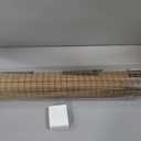 UNISHADES Bamboo Roman Shades w/Valance, 35" W × 48" H, Highfield Teak
