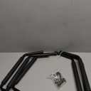 WALMANN Kayak Storage Rack, Wall Mount Kayak Hooks for Garage Utility Storage Hangers for Canoe, Surfboard, Skiis, Snowboard, Paddle Board, Ladders (Large, Black-Pack of 6)