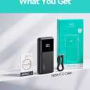 INIU Power Bank, 25000mAh 100W USB C Laptop Portable Charger, PD QC Fast Charging 3-Output Battery Pack, Travel Charger for Laptop MacBook iPad Tablet Steam Deck iPhone 17 16 15 14 Pro Samsung S25 etc