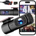 Dash Camera Car Front Rear, 4K/2.5K Full UHD Dash Camera for Cars, Included 32GB Card,1.47 IPS Screen Mini Dashcam,170Wide Angle, Built-in Wi-Fi, WDR, Night Vision