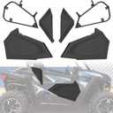 SAUTVS Lower Door Panels for Polaris RZR 900 50 inch, 50" Lower Door Insert Panels with Built-in Metal Frame for Polaris RZR 900/FOX/EPS/EPX XC 2015-2020 (2 Doors, Replace #2880207)