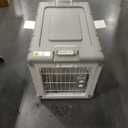 Collapsible Dog Crate for Medium/Small Dogs - 28" L Foldable Dog Cage No-Tool Assembly, Travel Dog Crate with 2 Wheels - Easy to Carry, Space-Saving, Indoor Outdoor Use, 27.96"(L) X18.3(W) X20.87(H)