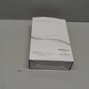 deweisn Floor Mount Tri-Fold Lighted Vanity Mirror with 21 LED Lights, Touch Screen and 3X/2X/1X Magnification, Two Power Supply Modes Make Up Mirror,Travel Mirror (White)