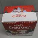 Leyndo 1 Set 5FT Christmas Inflatables Decoration Outdoor Inflatables Duck with Build-in LEDs Lights Giant Blow Up Duck Wear Christmas Hat Santa Claus Costume for Mall Garden Patio Lawn Indoor Party