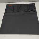 Bedside Storage Organizer - 6 Pockets, Table Cabinet Caddy for Remotes, Phone, Glasses (Black)