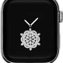 Kolgios 38/40/41/42/44/45/46mm Cool Chain Women Smartwatch Bands Compatible for Apple Watch Bands Series 11/ SE3/10/9/8/7/6/5/4 Stylish Replacement Bracelet for Iwatch S11/10/9 Gift To Her (sliver)