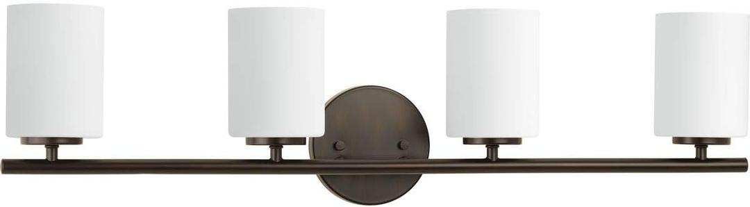 Progress Lighting P2160-20 Replay Bath & Vanity, 4-Light, Antique Bronze