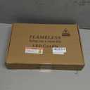 Flickering Flameless Candles, Battery Operated Acrylic LED Pillar Candles with Remote Control and Timer,Set of 9 (Ivory)