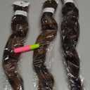 Chocolate Brown Braiding Hair Pre Stretched 18 Inch 3 Packs 33# Pre-stretched Braiding Hair EZ Braid Synthetic Hair Extensions for Crochet Box Braids
