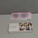 livho Retro Vintage Narrow Cat Eye Sunglasses for Women Clout Goggles Plastic Frame
