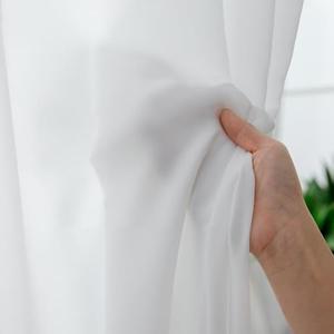 Curtains , Privacy Partition Curtains, Beauty Salon Partition Curtain, Two-Panel Privacy Curtain, for Fitting Room Living Room Bedroom (White Curtain)