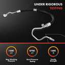 A-Premium Power Steering Return Line Hose Assembly Compatible with Acura MDX 2010-2013 V6 3.7L Gear To Pipe