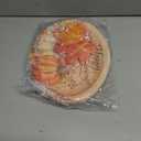 50 PCS Thanksgiving Paper Plates Large 9" X 11" Woodgrain Pumpkins Oval Plates Maple Leaf Napkins Disposable Autumn Dinnerware for Harvest Thanksgiving Party Decorations