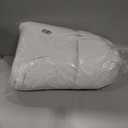 MIULEE 26x26 Euro Pillow Inserts,Set of 2 Down Feather Throw Pillows for Couch Sofa Bed, Decorative Fluffy Throw Pillow Inserts Cotton Fabric,White