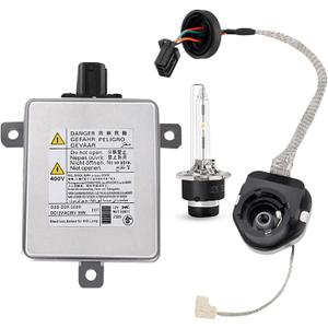 W3T19371 Xenon HID Headlight Ballast with Igniter & D2S Bulb Replacement for Acura TL TSX ILX ZDX RDX Honda Odyssey Mazda 3 5 CX-9 Mitsubishi Outlander Lancer - Replaces W3T15671 W3T16271