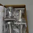 NearMoon Bath Towel Hooks- SUS 304 Stainless Steel Robe Hook Holder, Heavy Duty Coat Hook for Bathroom Livingroom Hotel Kitchen Garage, Wall Mounted (Brushed Nickel, 8 Pack)