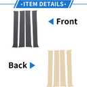 4 Pcs Door Pillar Window Trim for GMC Canyon 2004-2012 Carbon Fiber Pattern Black Front Left Right Anti Scratch Sticker Pillar Posts Cover
