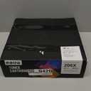 218A Toner Cartridges 4 Pack (with Chip) Compatible Replacement for HP 218A 218X for Color LaserJet Pro 3201dw MFP 3301fdw 3301cdw 3301sdw Printer Ink W2180A W2180X High Yield (BCMY, 4-Pack)