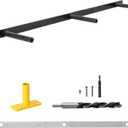 Heavy Duty Floating Shelf Bracket 38 inch, Hidden Shelf Bracket for Mantel and Shelving, Max Load 200 lbs if Mounted on Studs, Invisible Bracket for Floating Shelves (with Ease Build Kit)