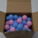 Hanaive 100 Pack Table Tennis Balls Multi Colored 40mm Plastic Balls Bulk Washable Small Game for Carnival Pool Games, Party Decoration Pet Toy (Light Pink, Light Blue)