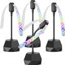 Fly Fans for Tables, Fly Repellent Fan with Adjustable Directional (360) Quiet Bug Fans with Soft Blades, Picnic Food Fans to Keep Flies Away, Powered by 2AA Batteries (Not Include)