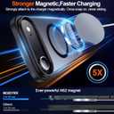 MOZOTER for iPhone Air Case with Kickstand,[Compatible with MagSafe] [12FT Military Grade Protection] Slim Translucent Matte Shockproof Phone Case,6.5",Black